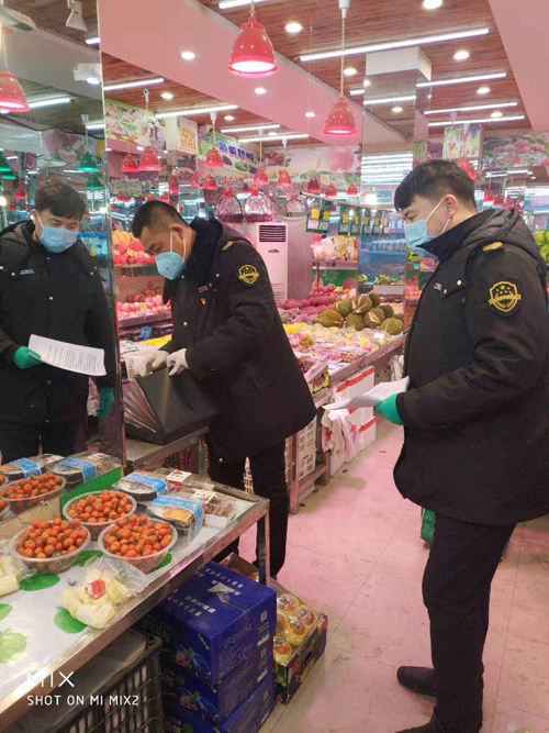 齊齊哈爾市龍沙區市場監管局織牢織密食品流通領域疫情防控網